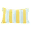 Fashion Coussin GRASSO coloris jaune/bleu 30 x 50 cm - 4MURS Coussins