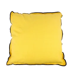 Hot Coussin ISABEL coloris jaune 50 x 50 cm - 4MURS Coussins