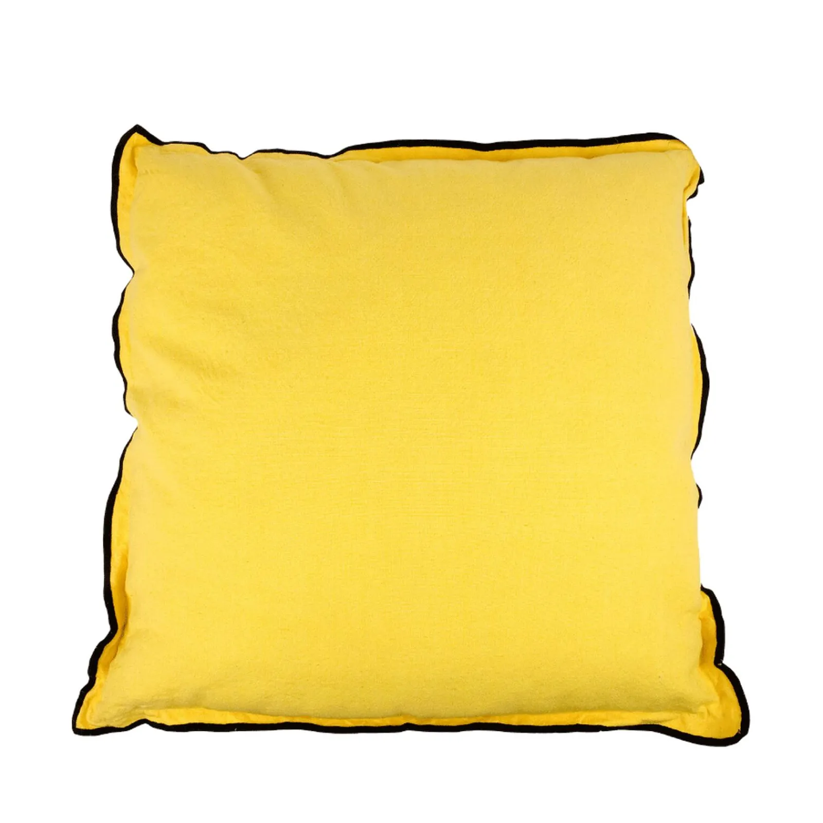 Hot Coussin ISABEL coloris jaune 50 x 50 cm - 4MURS Coussins