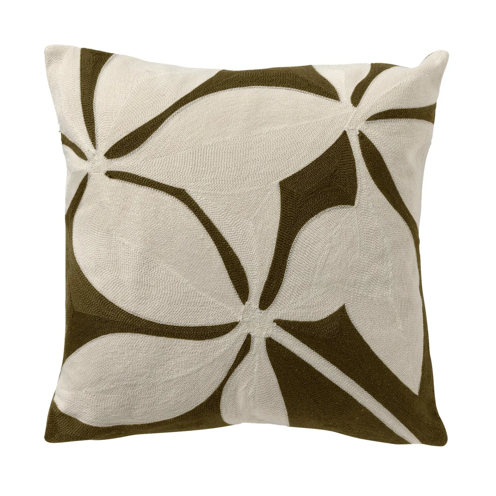 Sale Coussin LIJA coloris vert 45 x 45 cm - 4MURS Coussins