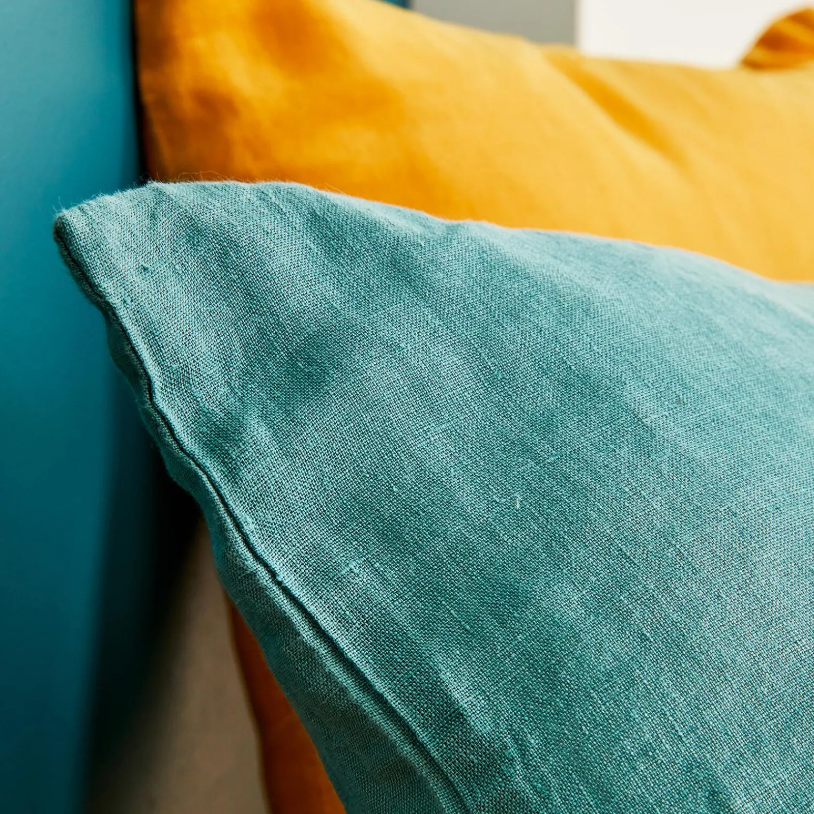 Clearance Coussin LINHA coloris vert jade 45 x 45 cm - 4MURS Coussins