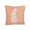 Fashion Coussin MAURITIUS coloris pêche 45 x 45 cm - 4MURS Enfant Textile De Maison Enfant|Coussins