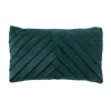 Online Coussin MEIM coloris vert émeraude 30 x 50 cm - 4MURS Coussins