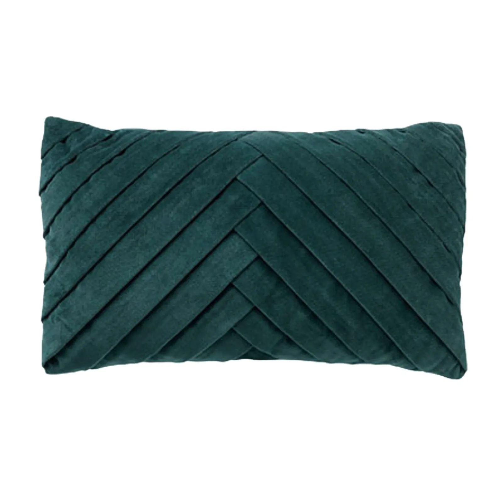 Online Coussin MEIM coloris vert émeraude 30 x 50 cm - 4MURS Coussins