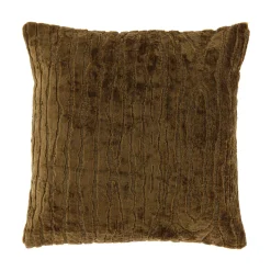 Fashion Coussin MUDO coloris brun 45 x 45 cm - 4MURS Coussins