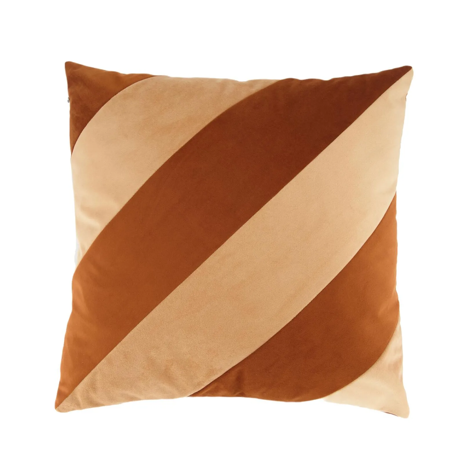 New Coussin MYRNA coloris Marron, orange 45 x 45 cm - 4MURS Coussins