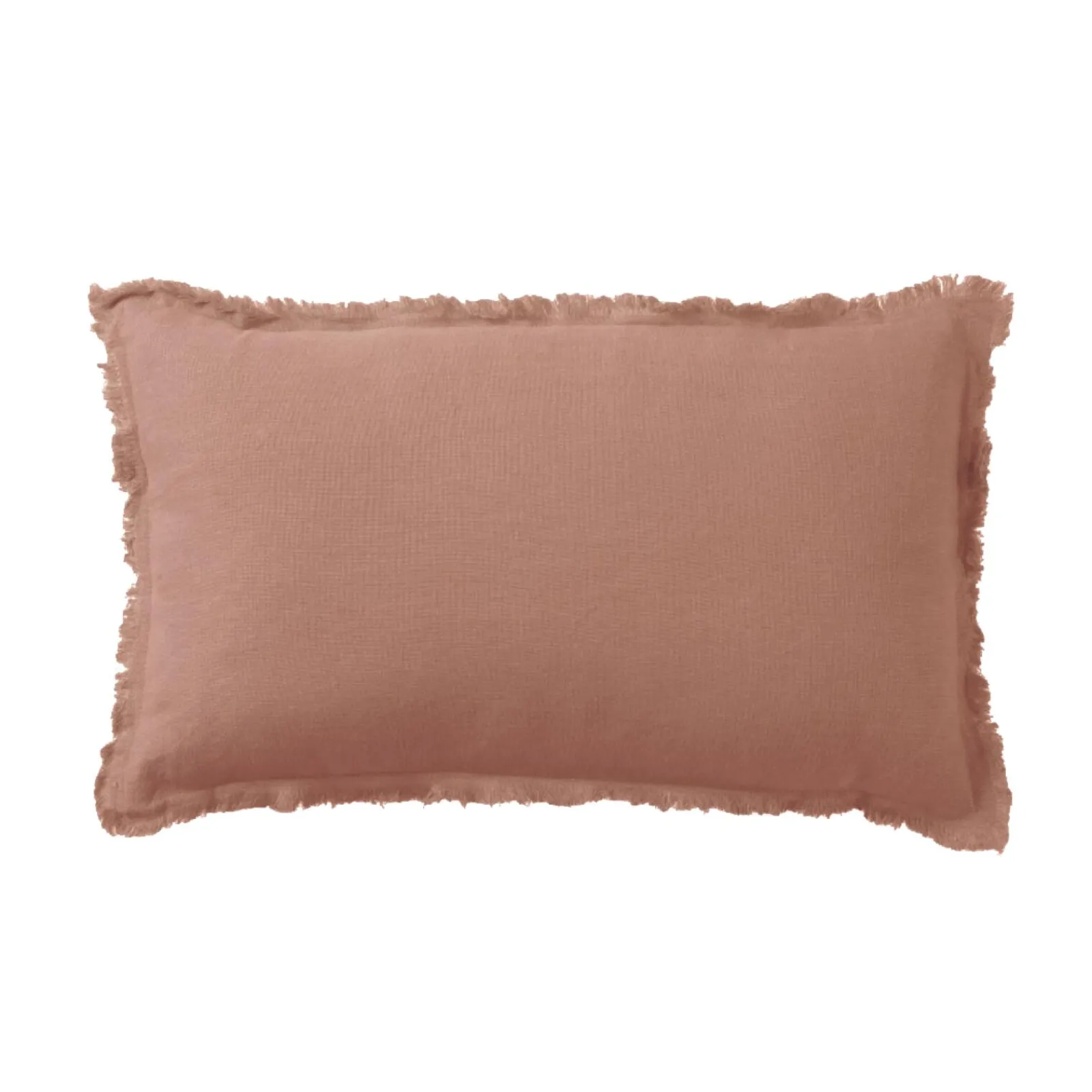 Outlet Coussin NAYA coloris Rose cameo 30 x 50 cm - 4MURS Coussins