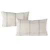 Clearance Coussin PATTMA coloris blanc cassé/noir 30 x 50 cm - 4MURS Coussins