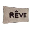 New Coussin REVE coloris taupe 30 x 50 cm - 4MURS Coussins