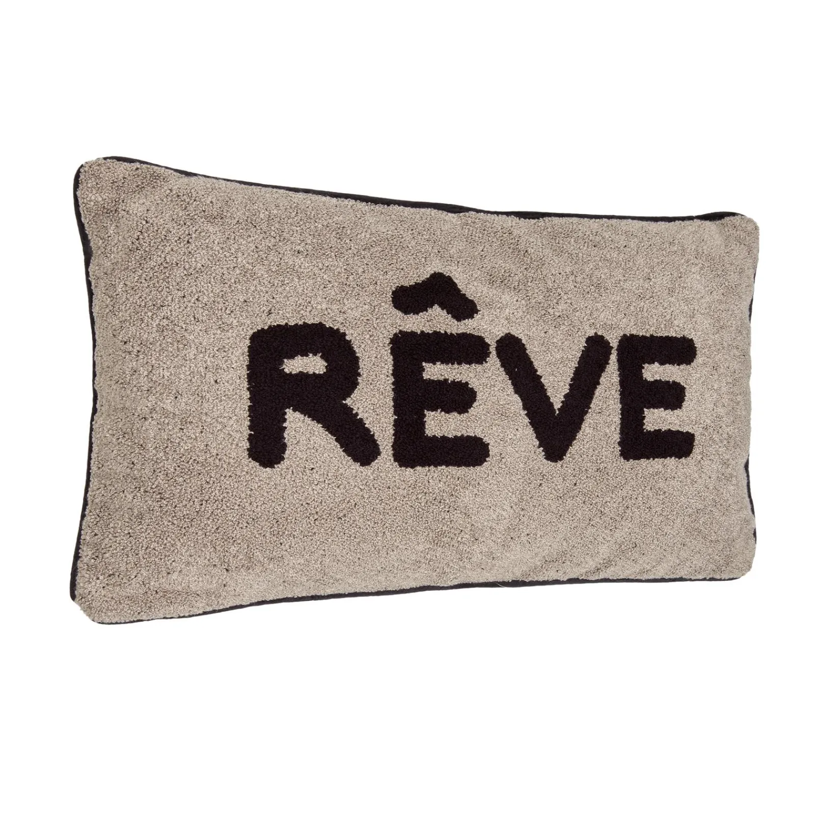 New Coussin REVE coloris taupe 30 x 50 cm - 4MURS Coussins