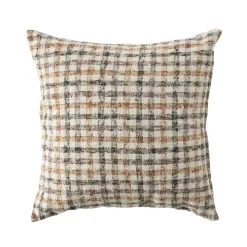 Fashion Coussin SHAN coloris terracotta 45 x 45 cm - 4MURS Coussins