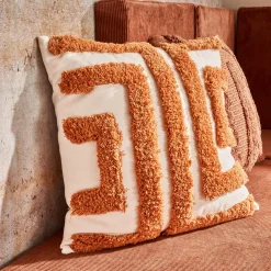 Clearance Coussin SQUAR coloris cuivre 45 x 45 cm - 4MURS Coussins