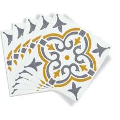 Sale Revêtement adhésif MINI WALL TILES JAMILA GOLD or - 4MURS Revêtements Muraux
