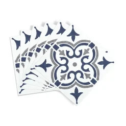 Clearance Revêtement adhésif MINI WALL TILES JAMILA BLUE bleu - 4MURS Revêtements Muraux