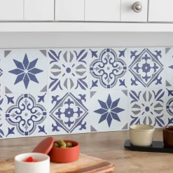 Sale Revêtement adhésif MINI WALL TILES ALIA BLEU bleu - 4MURS Revêtements Muraux