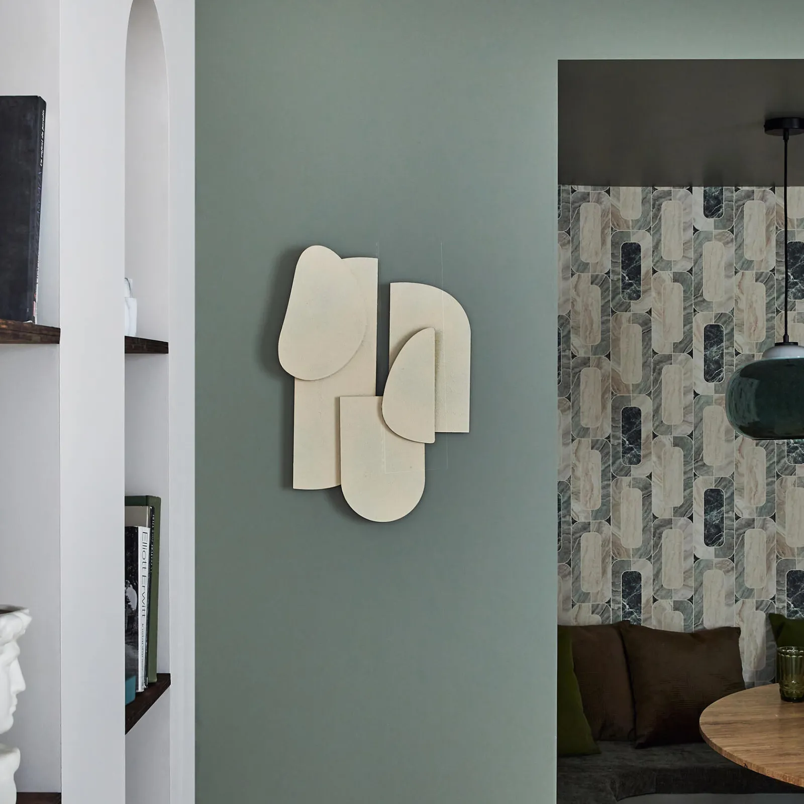 Discount Déco murale BEGGY coloris beige - 4MURS Objets Muraux
