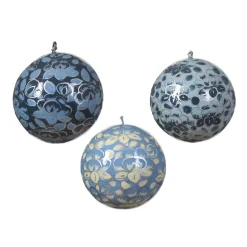 Clearance Décoration à suspendre BOULE WINTER L coloris bleu - 4MURS Objets Déco|Objets Muraux