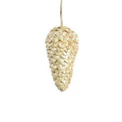 Discount Décoration à suspendre POMME DE PIN S coloris paille - 4MURS Objets Déco|Objets Muraux