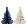New Décoration à suspendre SAPIN PAPIER PLIÉ Bleu et blanc - 4MURS Objets Déco|Objets Muraux