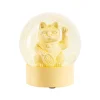 New Boule à neige LUCKY GLOBE CAT coloris jaune - 4MURS Objets Déco