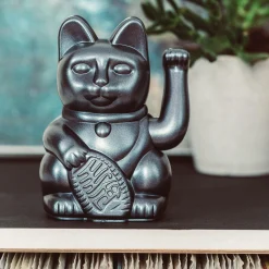 Clearance Figurine LUCKY CAT coloris galaxy - 4MURS Objets Déco