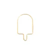 Clearance Porte clef GLACE coloris or - 4MURS Accessoires Mode