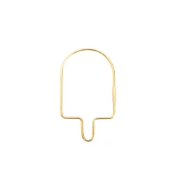 Clearance Porte clef GLACE coloris or - 4MURS Accessoires Mode