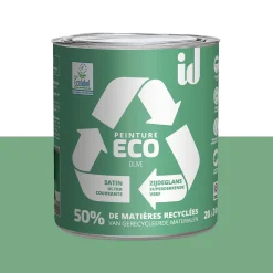 Fashion Peinture ECO Peinture olive Satiné 2 L - 4MURS Peintures