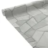 Outlet Papier peint intissé DWEN blanc et argenté - 4MURS Papiers Peints