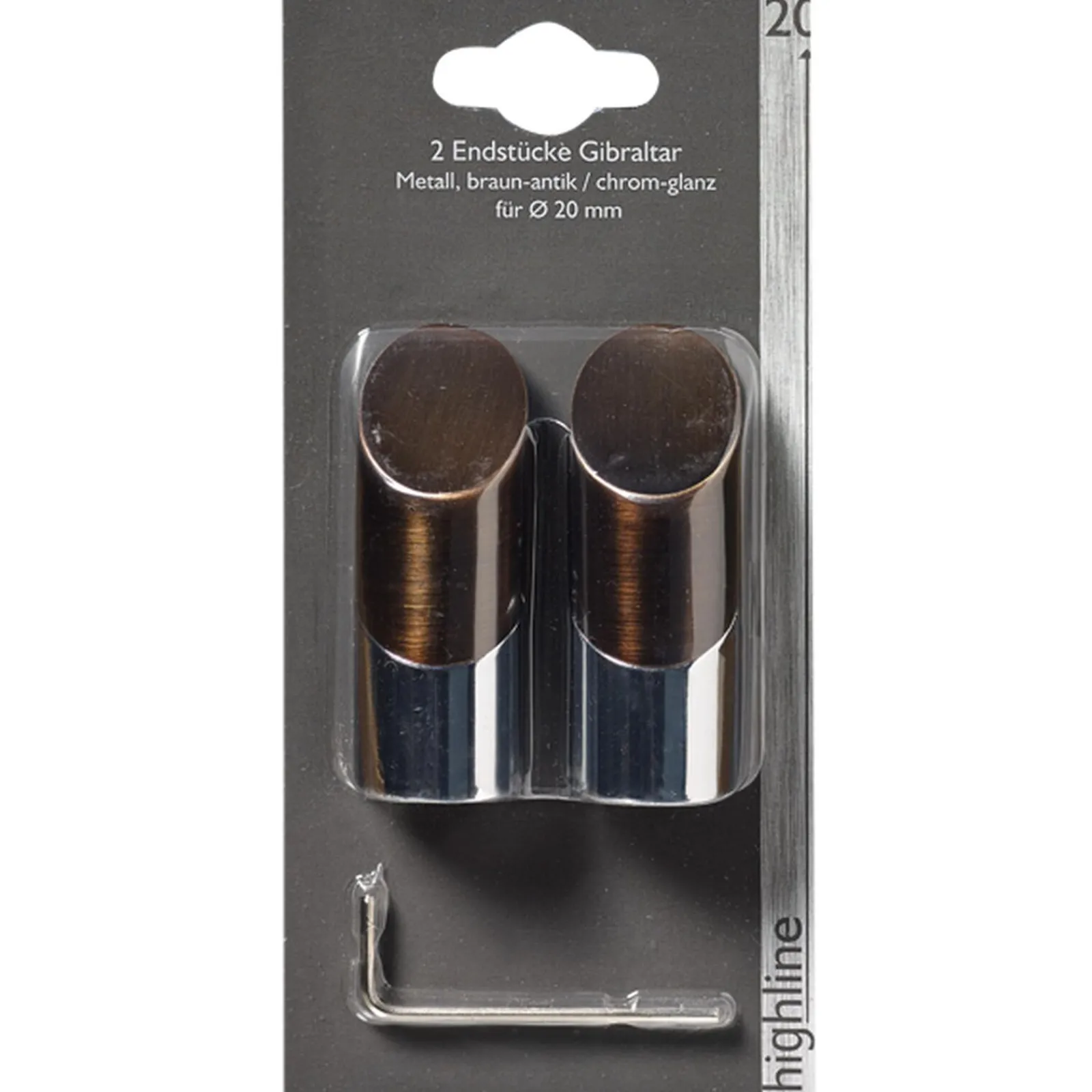 Sale Embout GLACAGE coloris chocolat - 4MURS Voilages, Vitrages, Stores Et Accessoires
