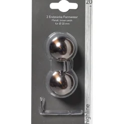 New Embout GLACAGE coloris chocolat - 4MURS Voilages, Vitrages, Stores Et Accessoires