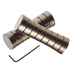 Discount Embout GLACAGE coloris chocolat - 4MURS Voilages, Vitrages, Stores Et Accessoires