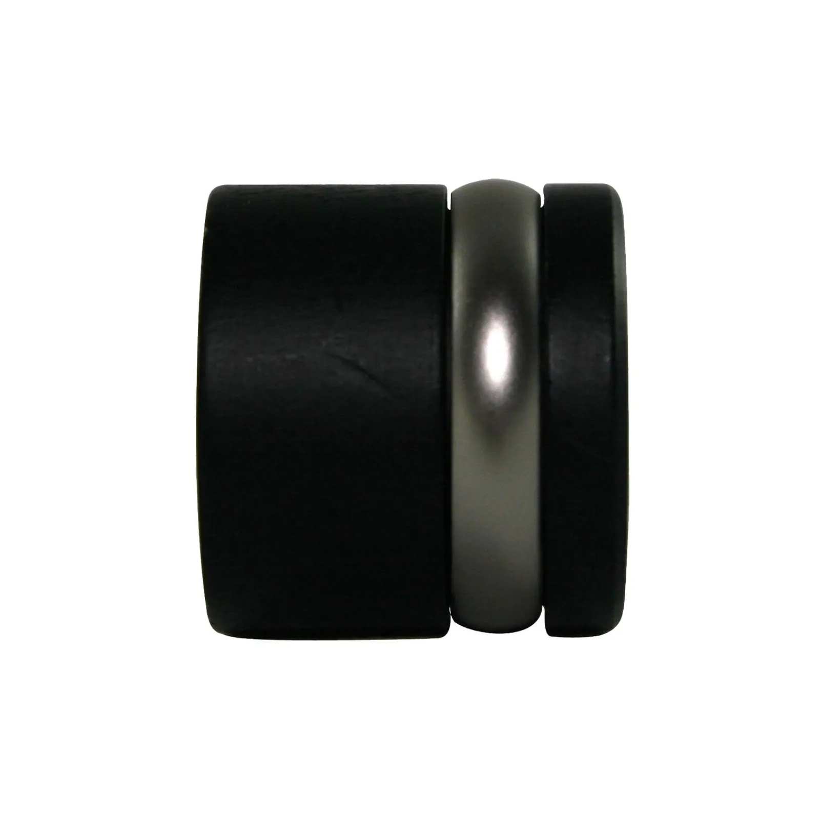 Clearance Embout JURA coloris noir - 4MURS Voilages, Vitrages, Stores Et Accessoires