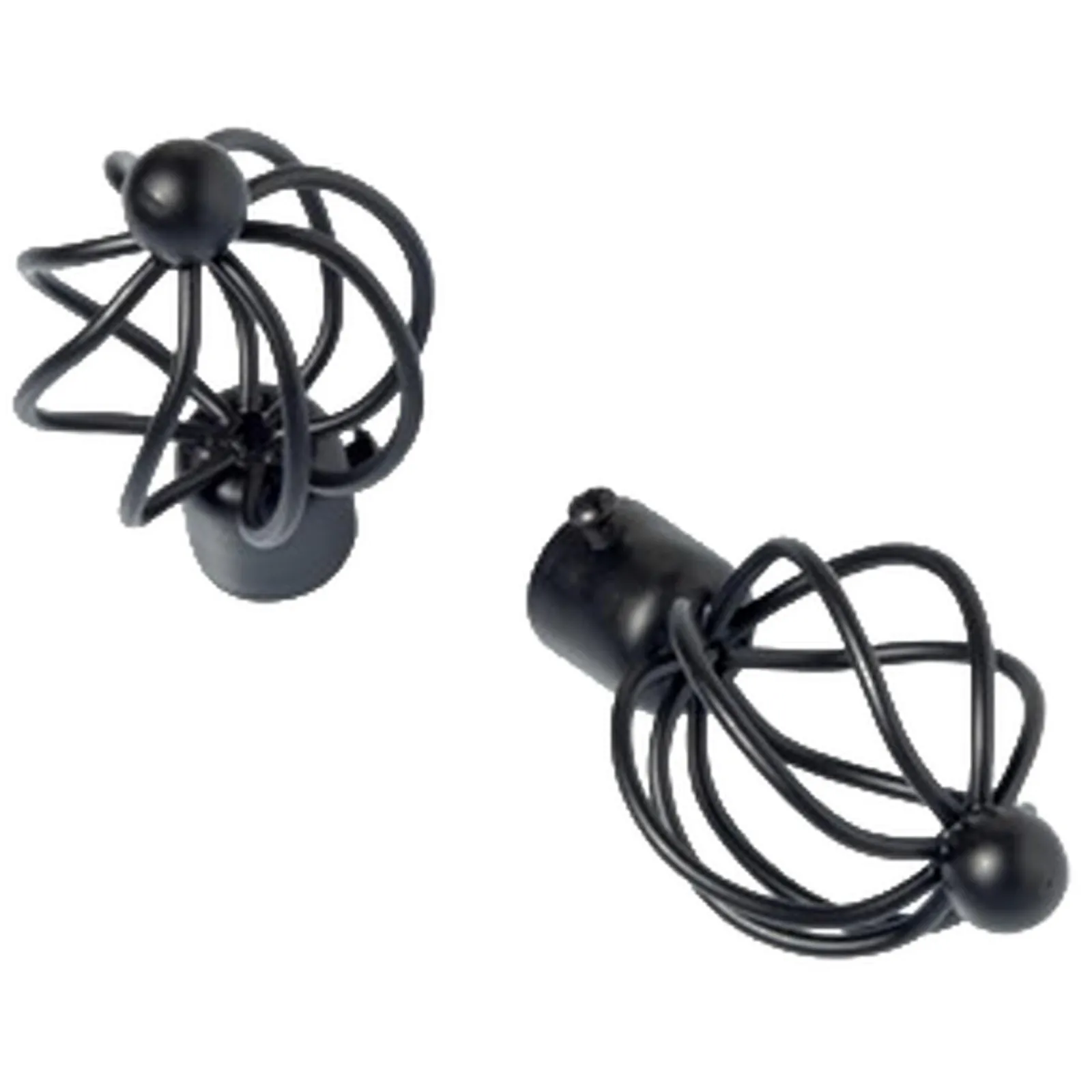 Outlet Embout OBSIDIENNE coloris noir - 4MURS Voilages, Vitrages, Stores Et Accessoires