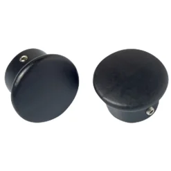 Discount Embout OBSIDIENNE coloris noir - 4MURS Voilages, Vitrages, Stores Et Accessoires