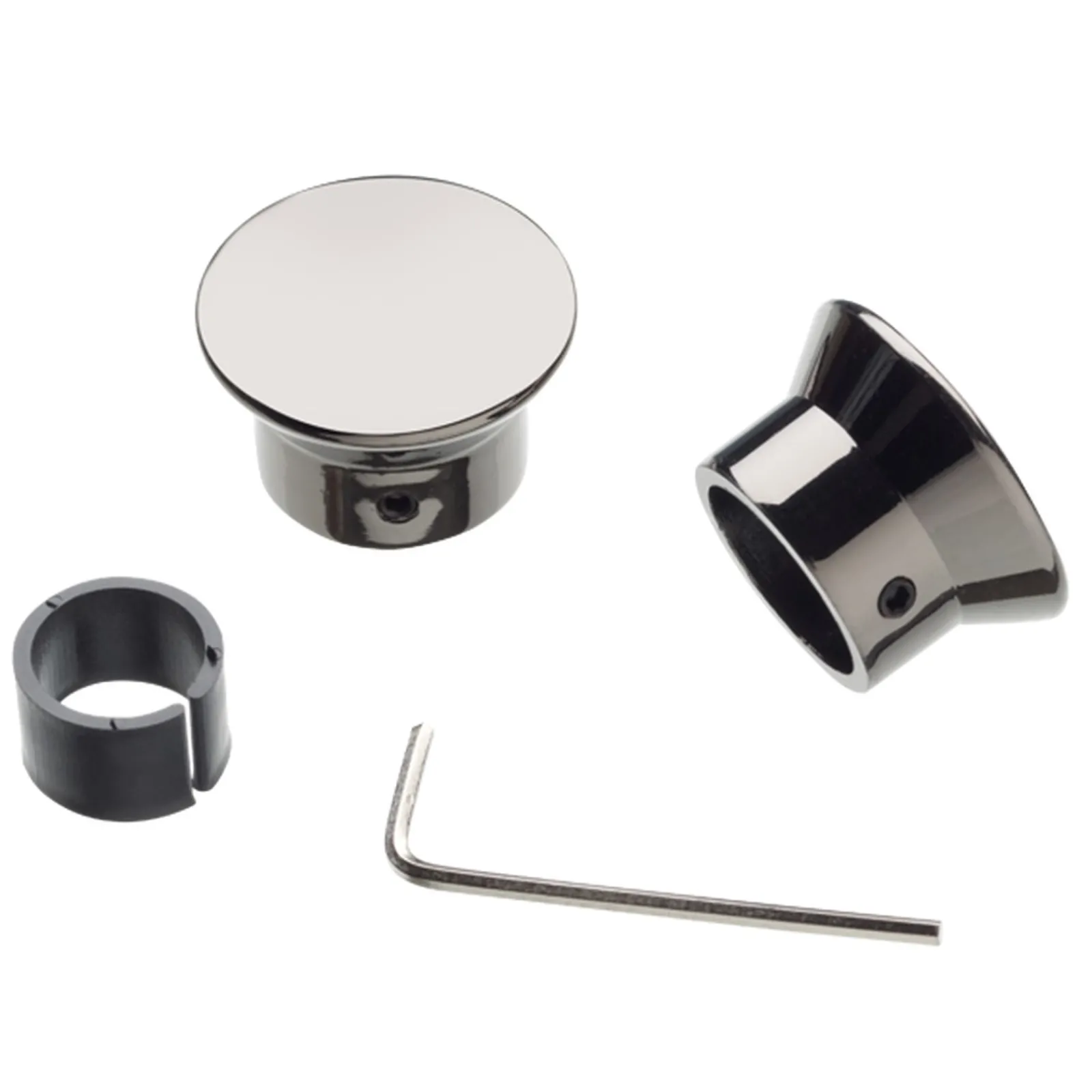 Best Embout ONYX coloris noir miroir - 4MURS Voilages, Vitrages, Stores Et Accessoires