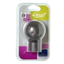 Outlet Embout OXYDE coloris rouille - 4MURS Voilages, Vitrages, Stores Et Accessoires