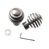 Discount Embout PYRITE coloris nickel satin - 4MURS Voilages, Vitrages, Stores Et Accessoires