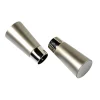 Outlet Embout PYRITE coloris nickel satin - 4MURS Voilages, Vitrages, Stores Et Accessoires