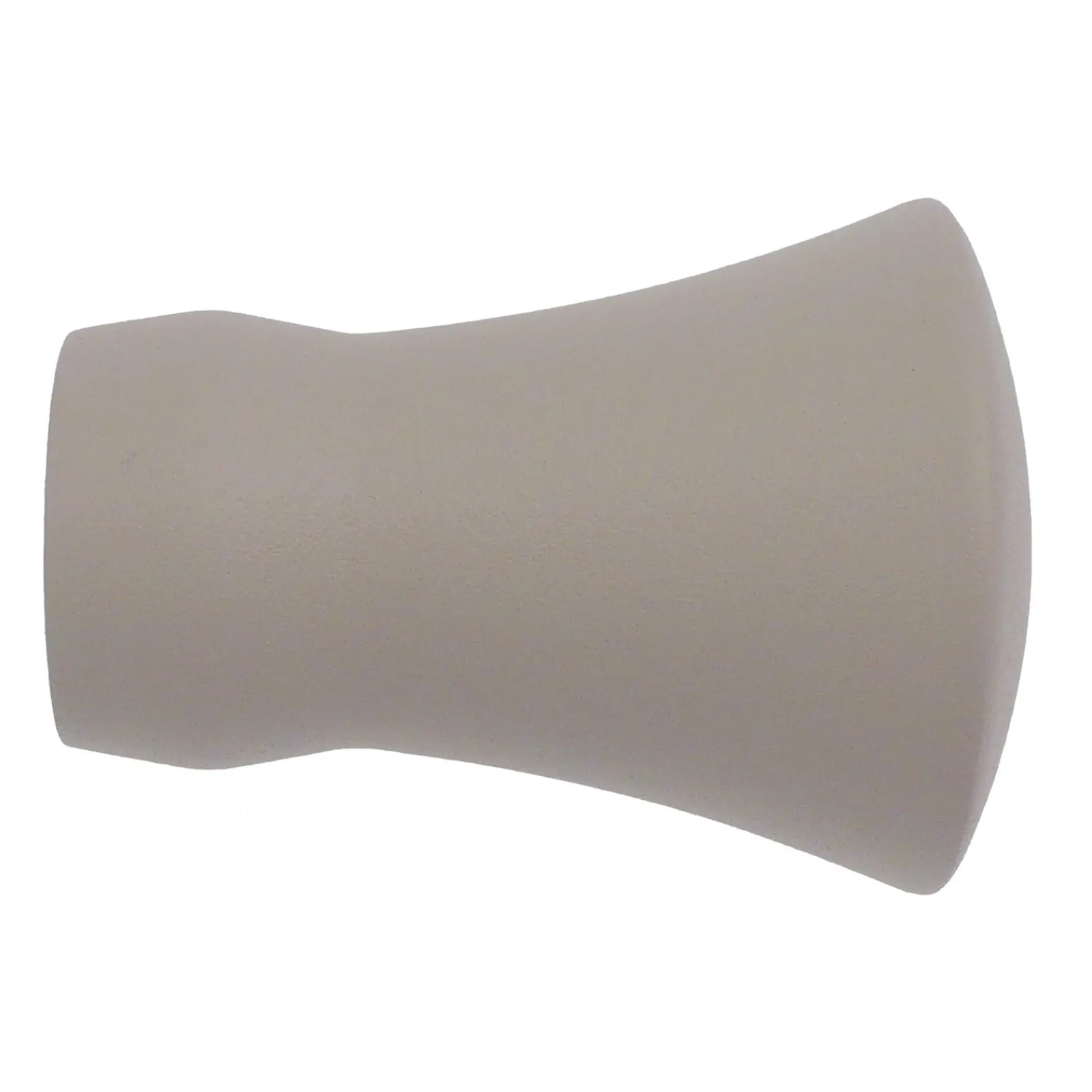 Outlet Embout VELOURS coloris gris grainé - 4MURS Voilages, Vitrages, Stores Et Accessoires