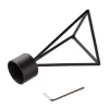 New Embout ZEN coloris noir mat - 4MURS Voilages, Vitrages, Stores Et Accessoires