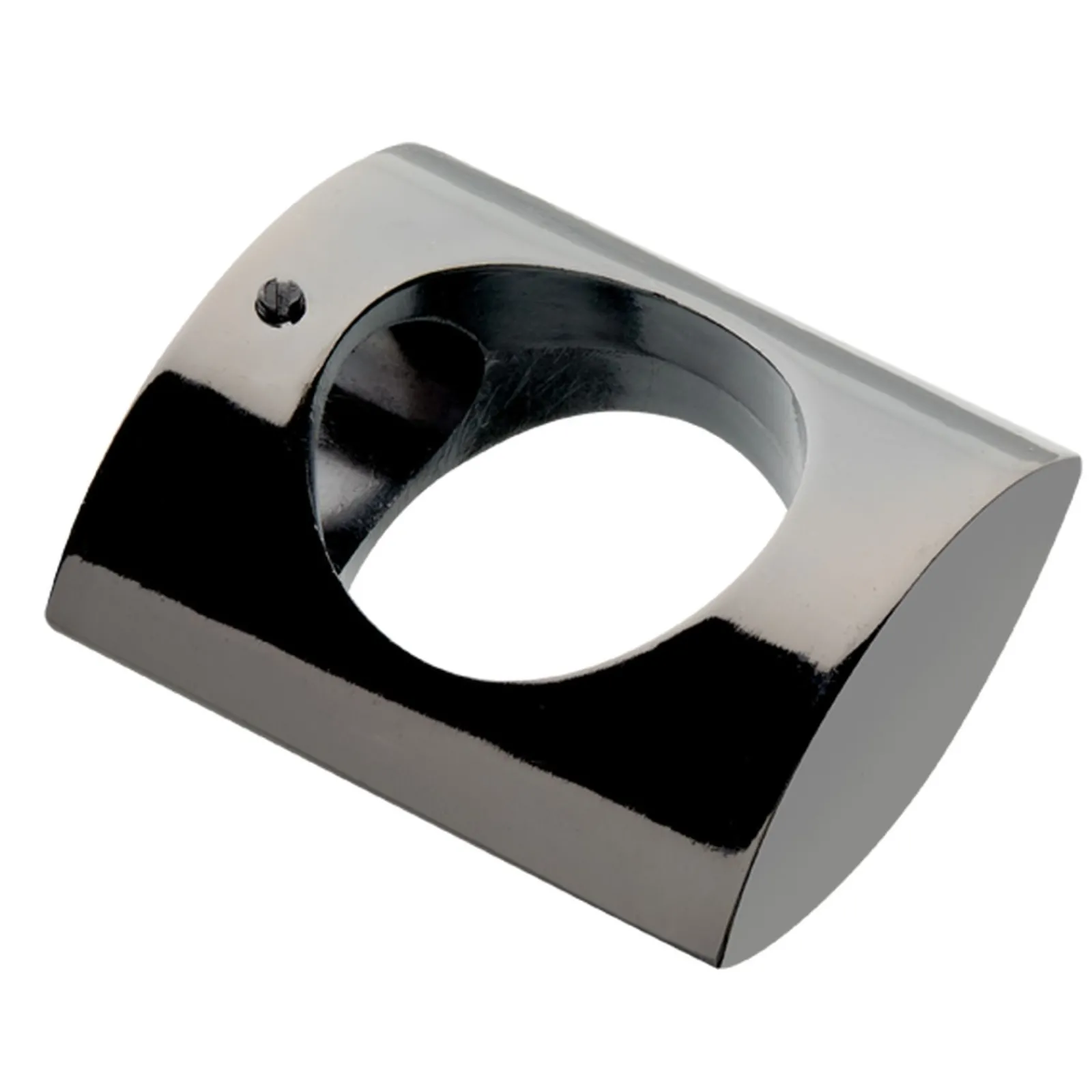 Hot Embout ZEN coloris noir miroir - 4MURS Voilages, Vitrages, Stores Et Accessoires