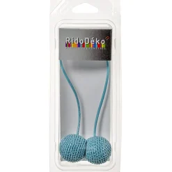Clearance Embrasse aimantée FELLI coloris turquoise - 4MURS Voilages, Vitrages, Stores Et Accessoires