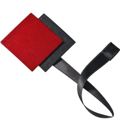 Clearance Embrasse aimantée NACRE 3D coloris rouge - 4MURS Voilages, Vitrages, Stores Et Accessoires