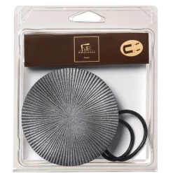 Hot Embrasse aimantée SOLEDAD coloris argent - 4MURS Voilages, Vitrages, Stores Et Accessoires