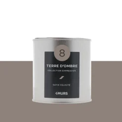 Discount Peinture Finition Peinture terre d'ombre Satiné 0,5 L Peintures