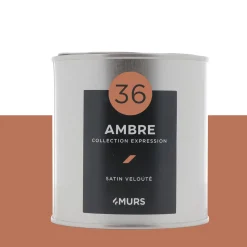 Best Peinture Peinture ambre Satiné 0,5 L - 4MURS Peintures