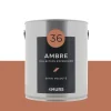 New Peinture Peinture ambre Satiné 2,5 L - 4MURS Peintures