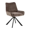 Online Fauteuil pivotant avec retour automatique MURPHY marron glacé - 4MURS Fauteuils