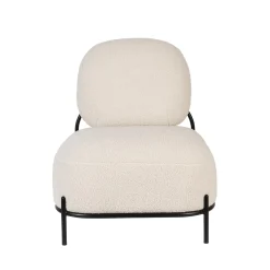 Sale Fauteuil POLLY coloris blanc - 4MURS Fauteuils